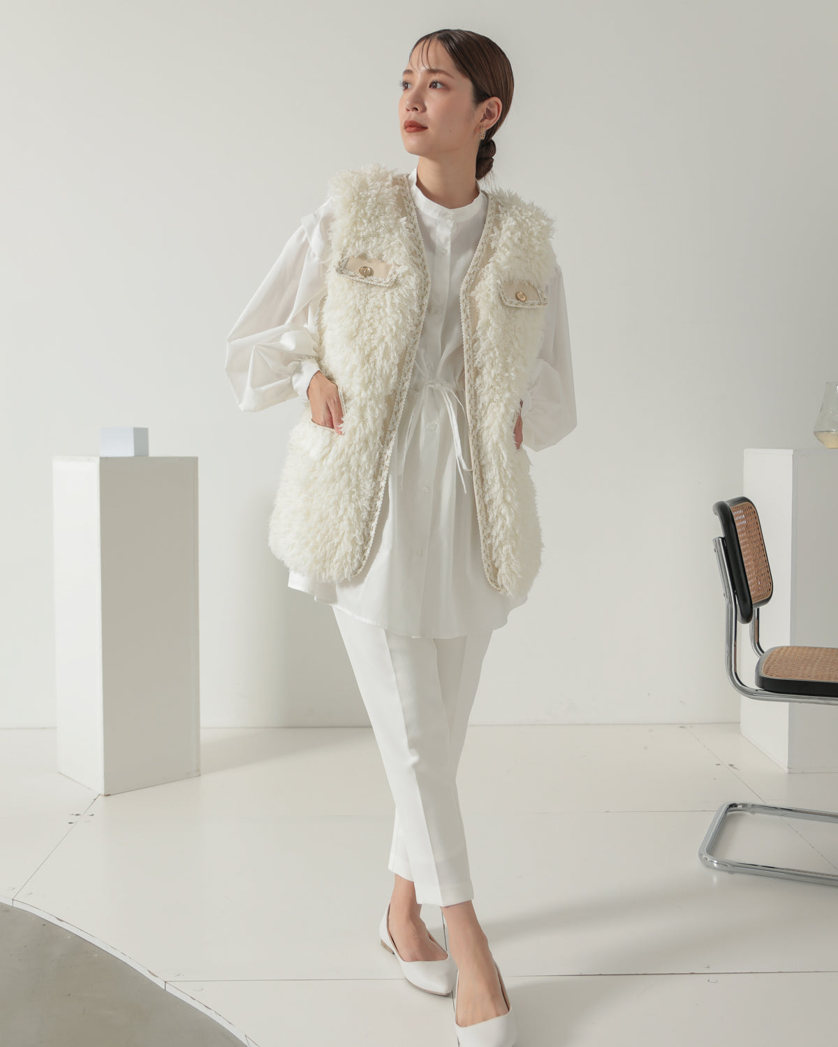 fur vest