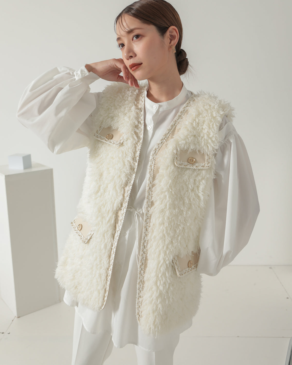 fur vest