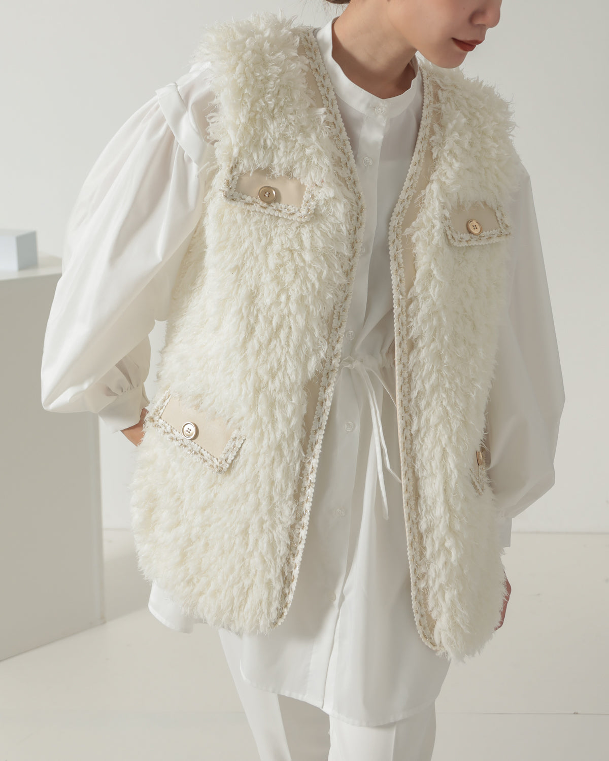 fur vest
