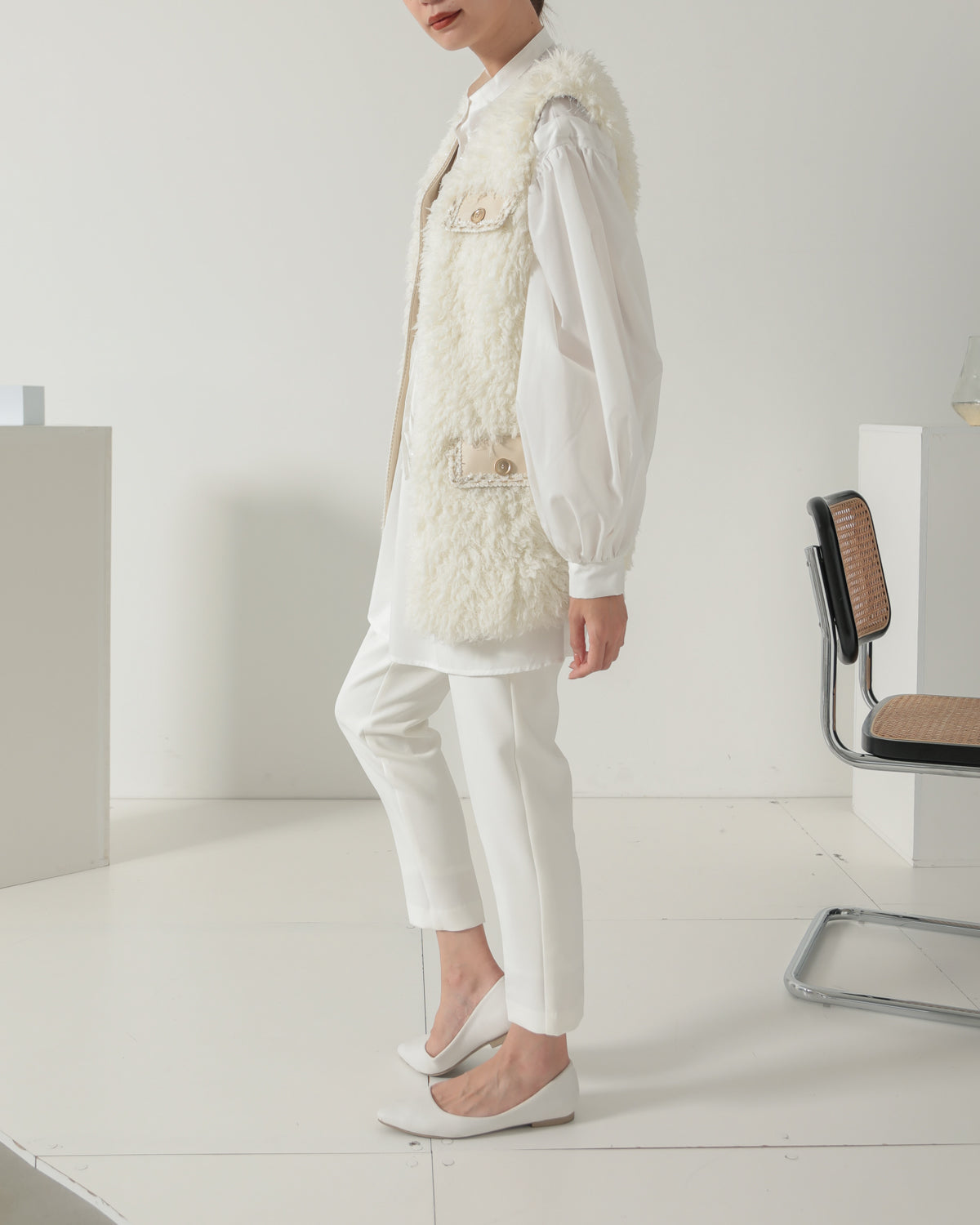 fur vest