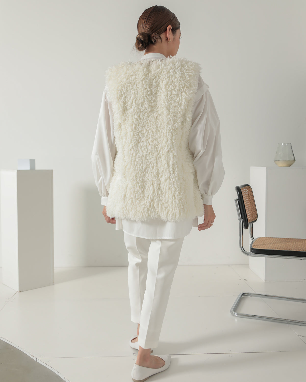 fur vest