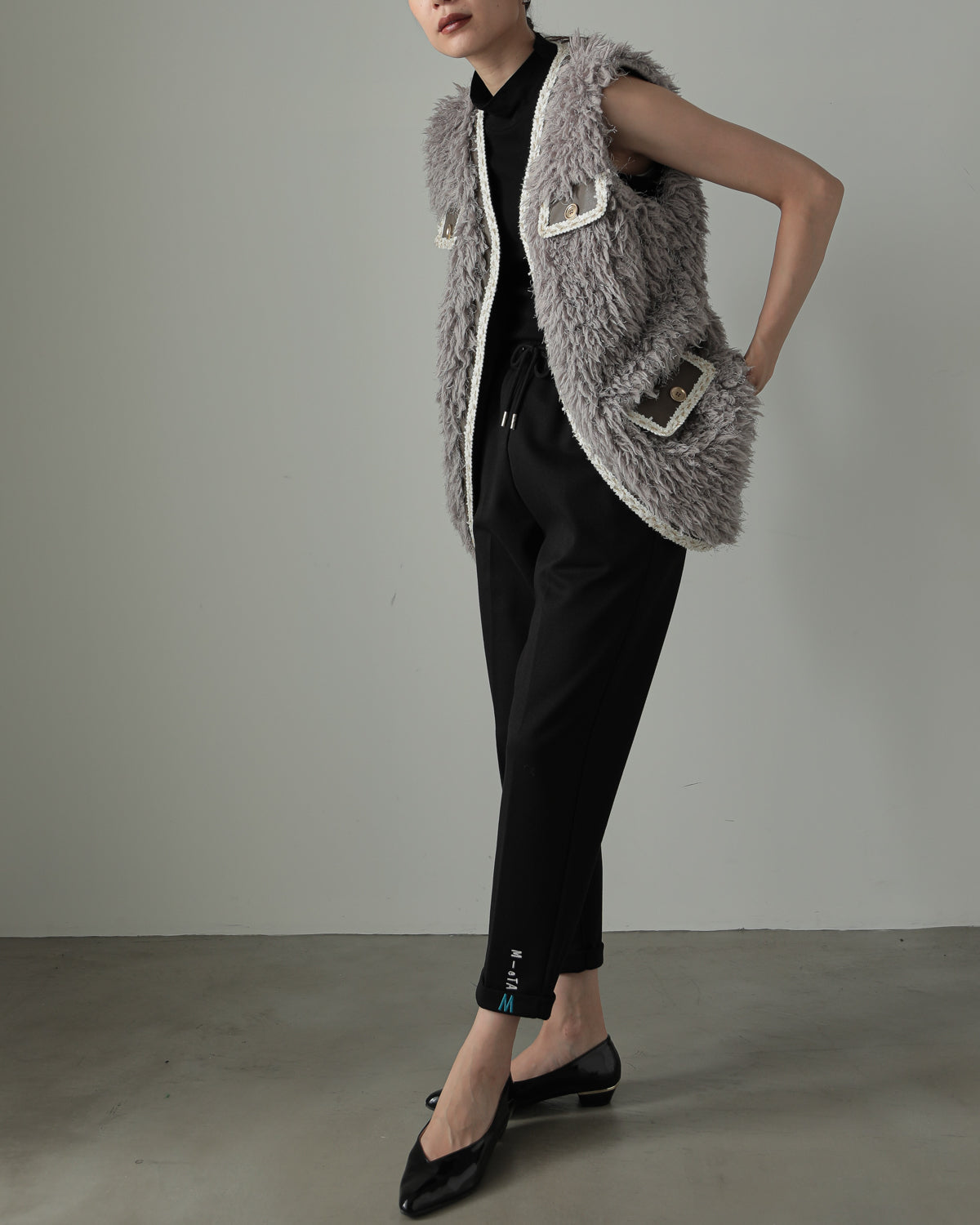 fur vest