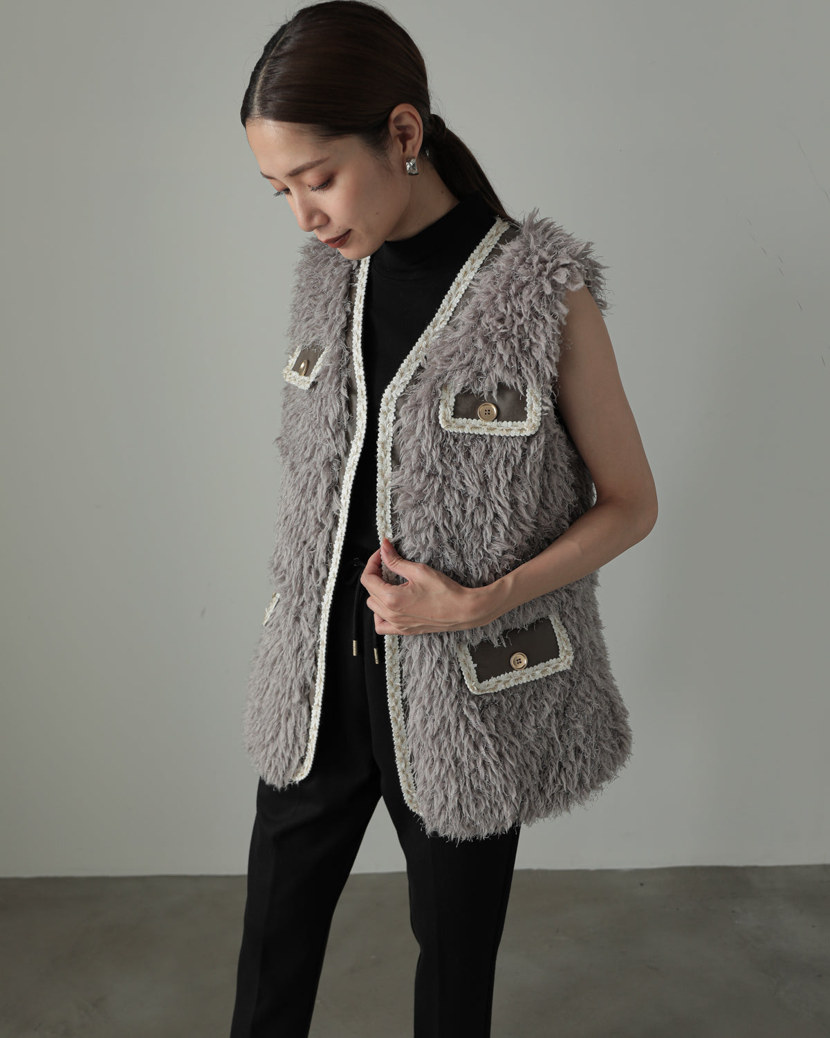fur vest