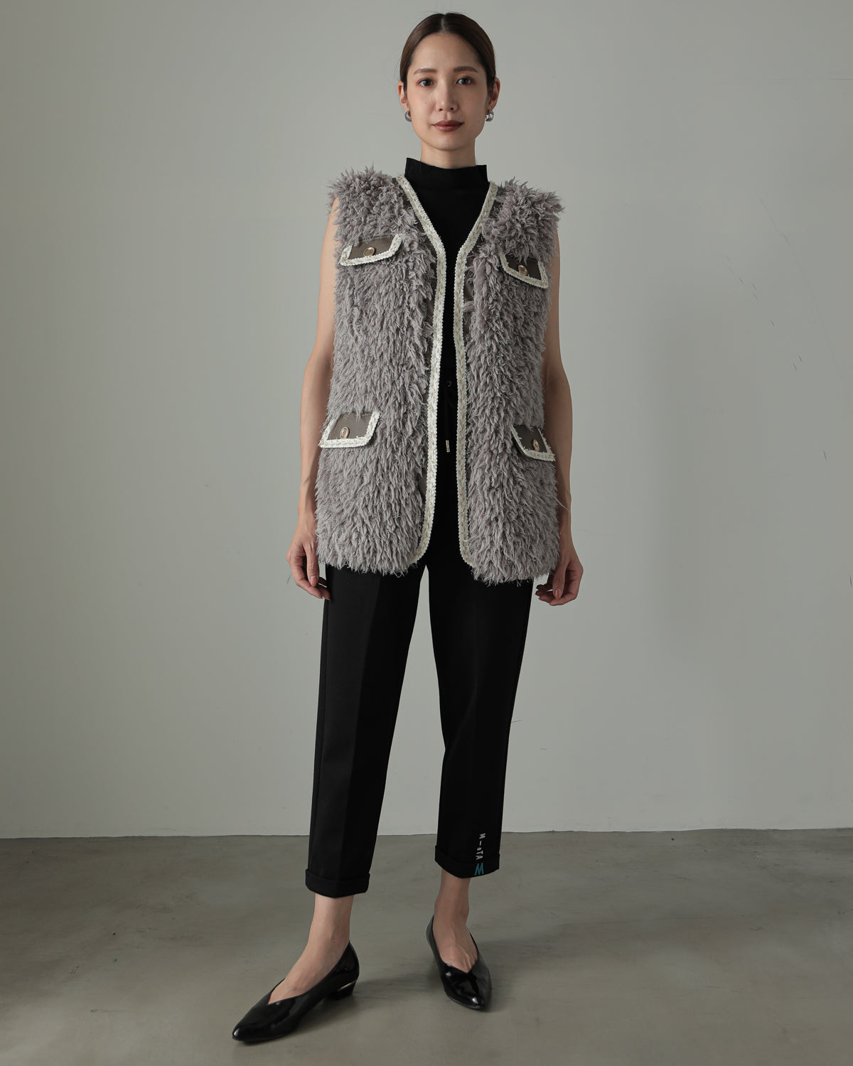 fur vest
