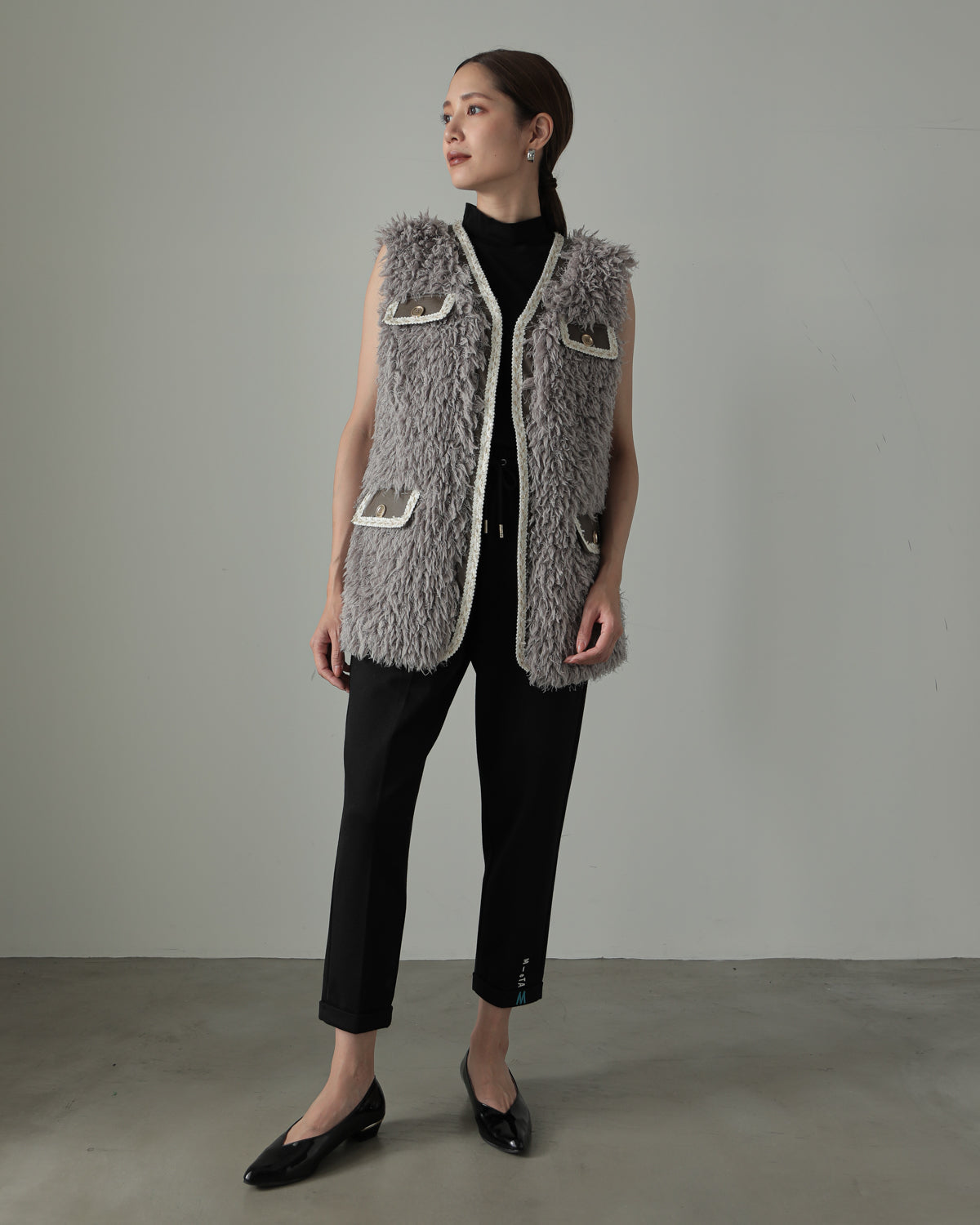 fur vest