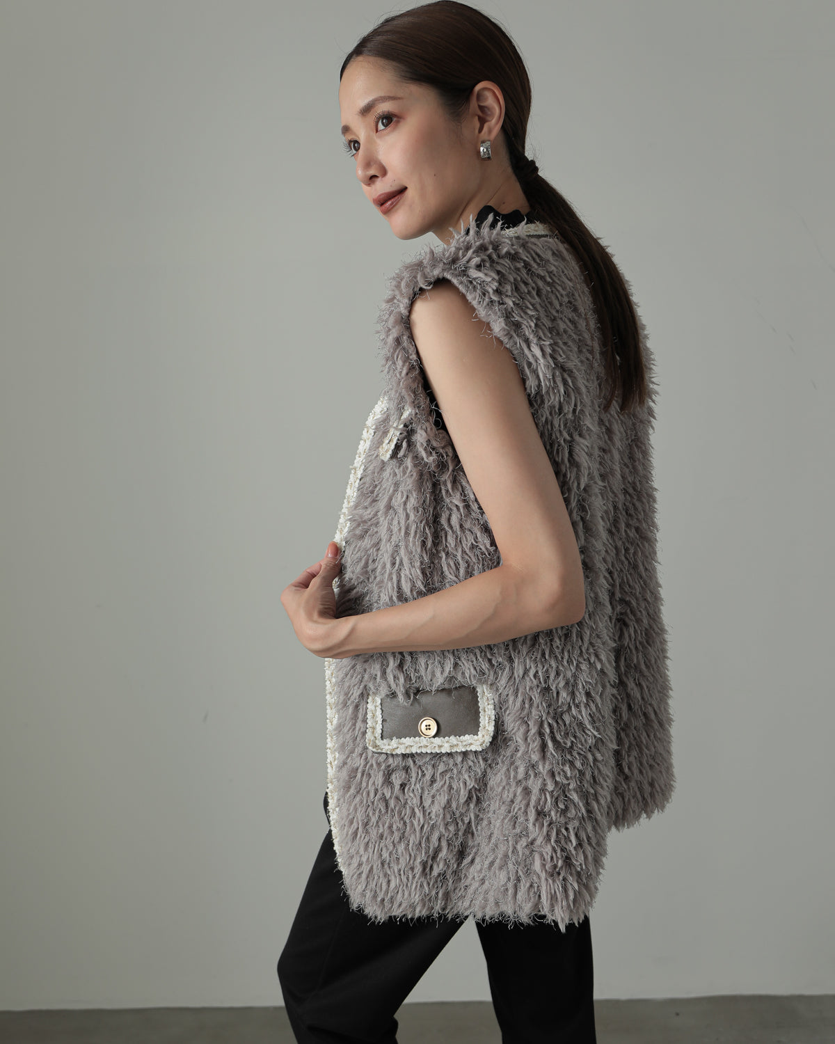 fur vest