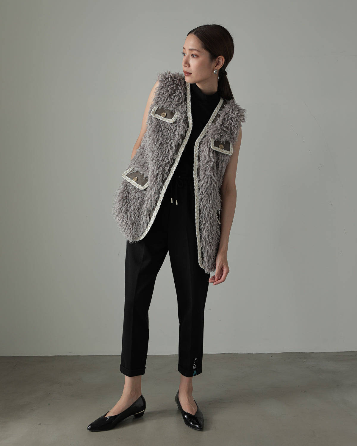 fur vest