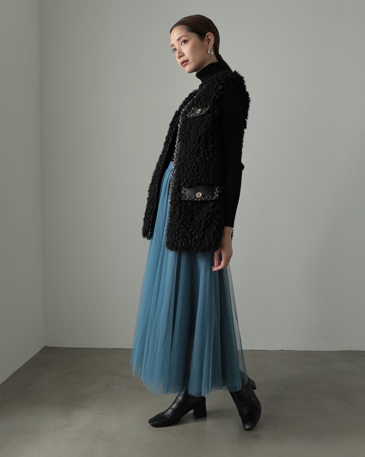 fur vest
