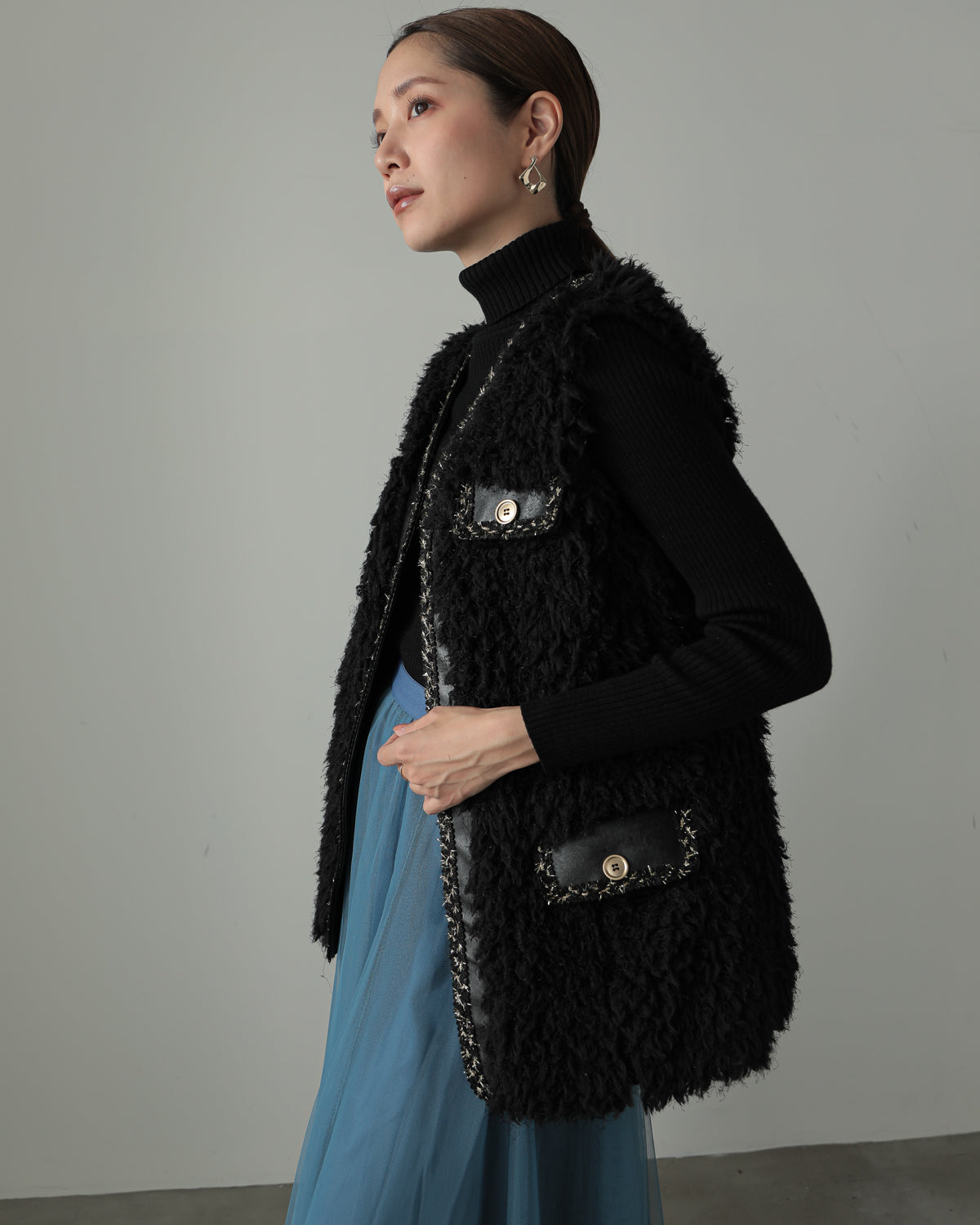 fur vest