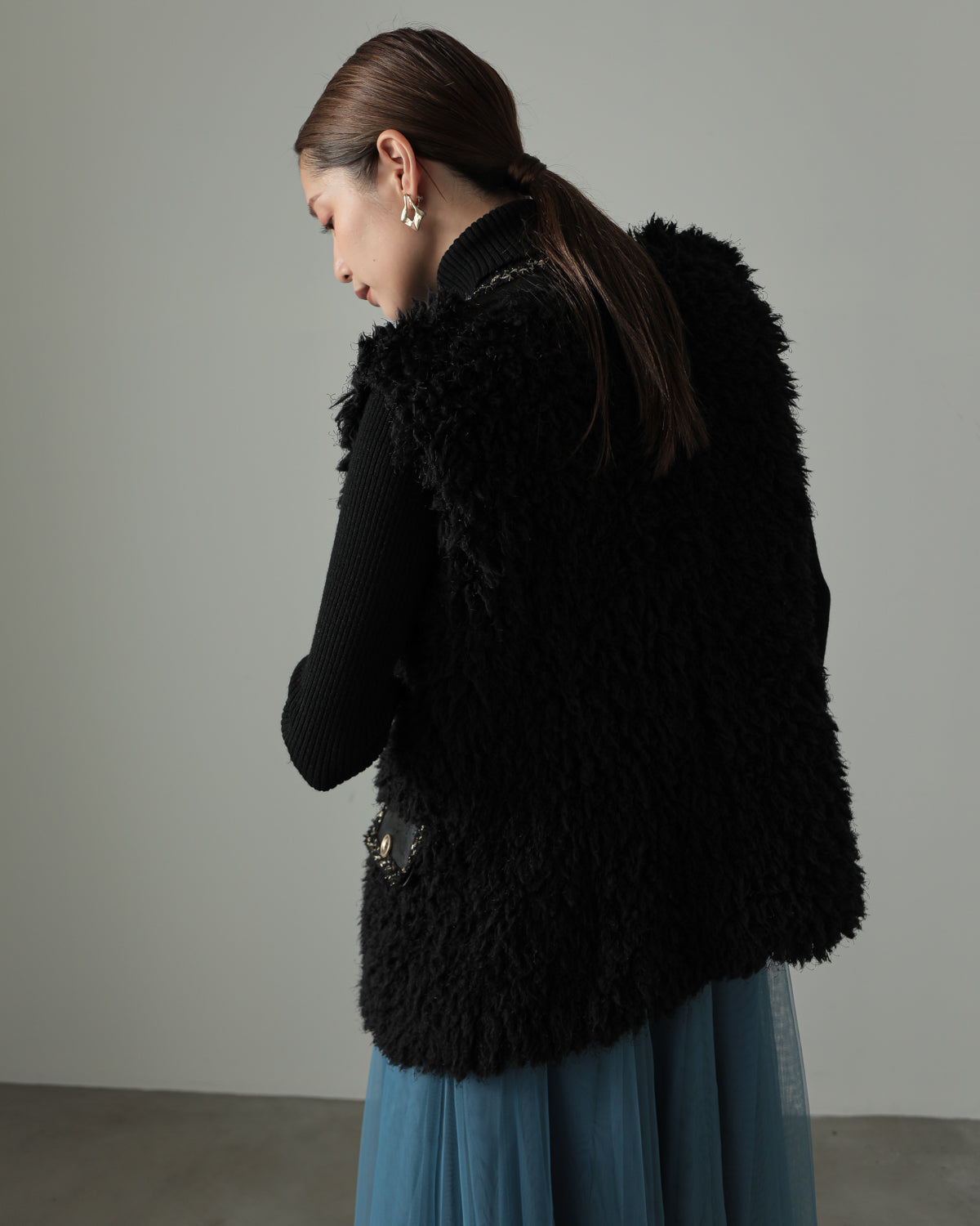 fur vest