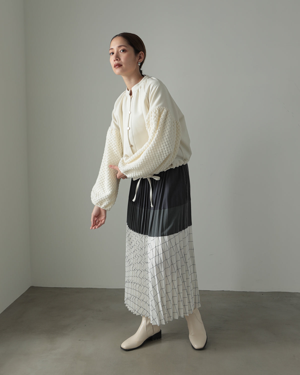 sleeve bulky blouse