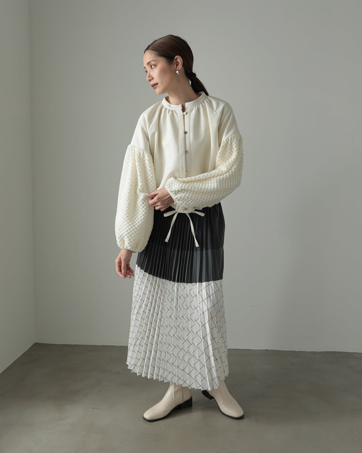 sleeve bulky blouse