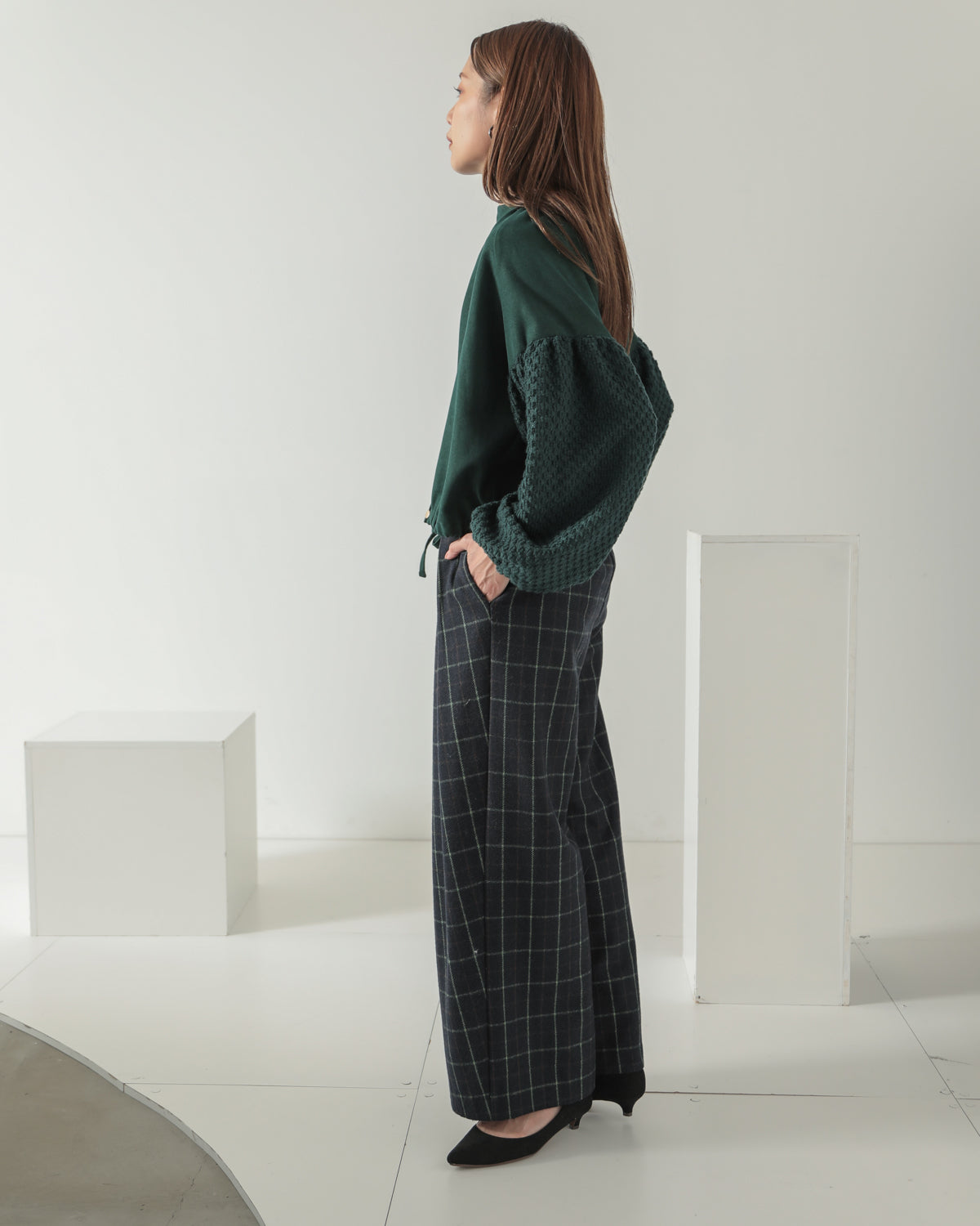 sleeve bulky blouse