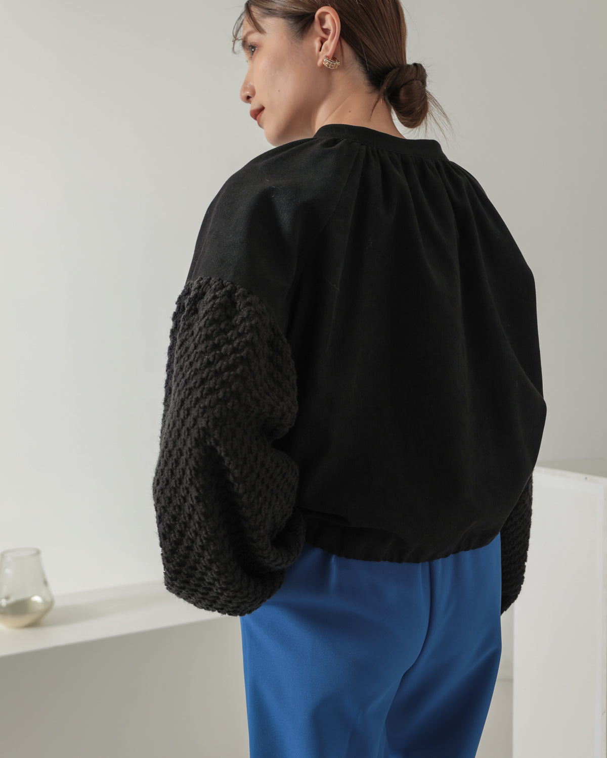 sleeve bulky blouse