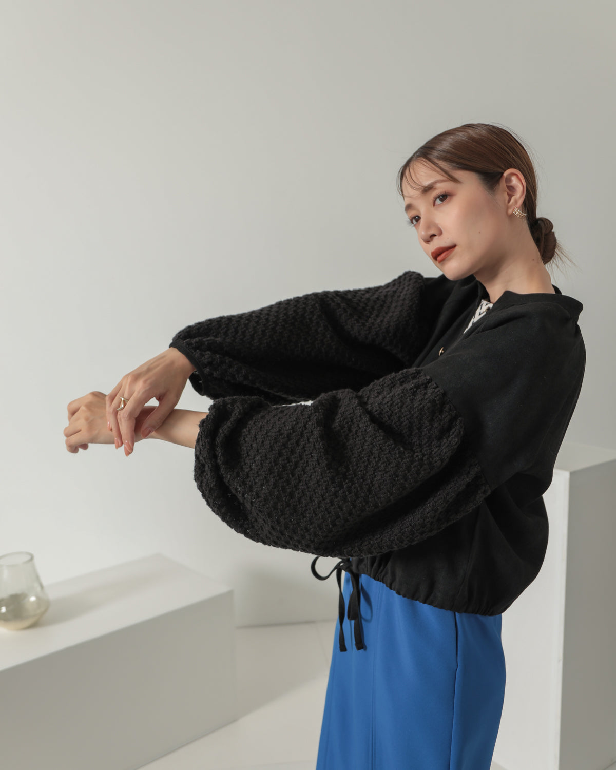 sleeve bulky blouse