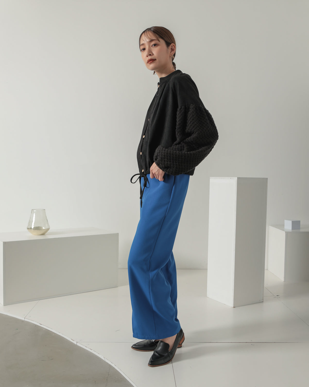 sleeve bulky blouse