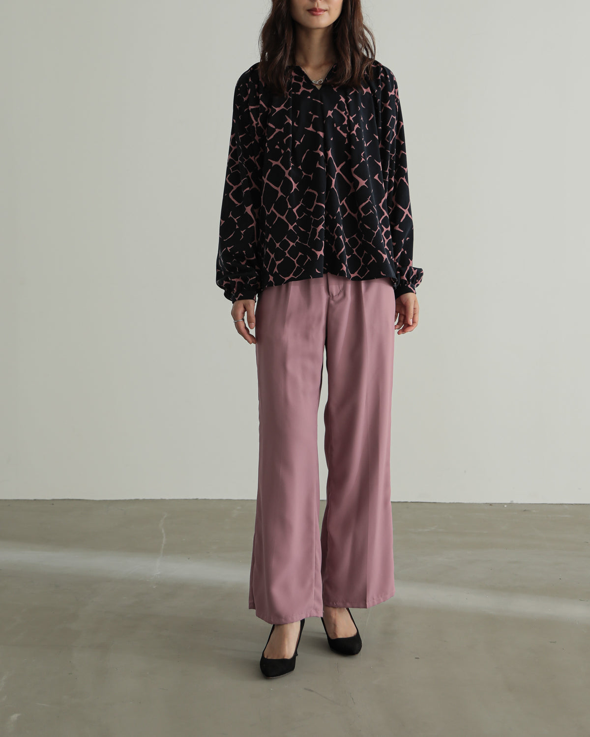 giraffe print blouse