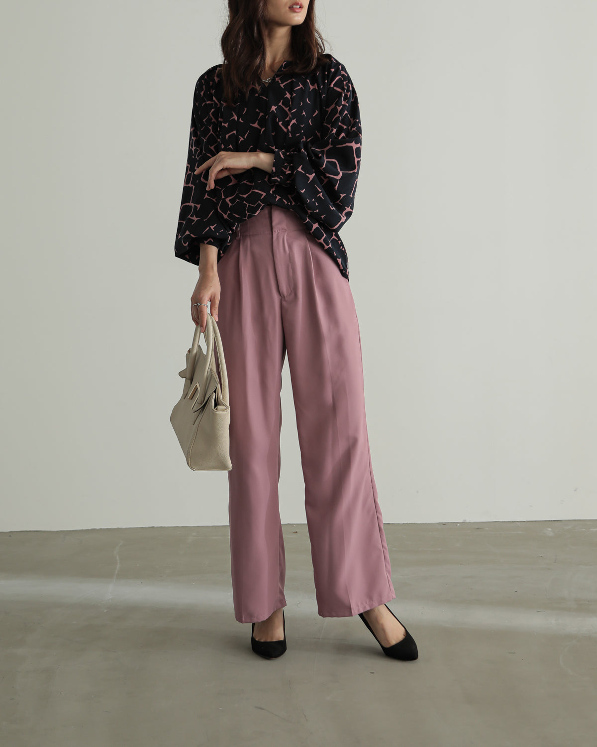 giraffe print blouse