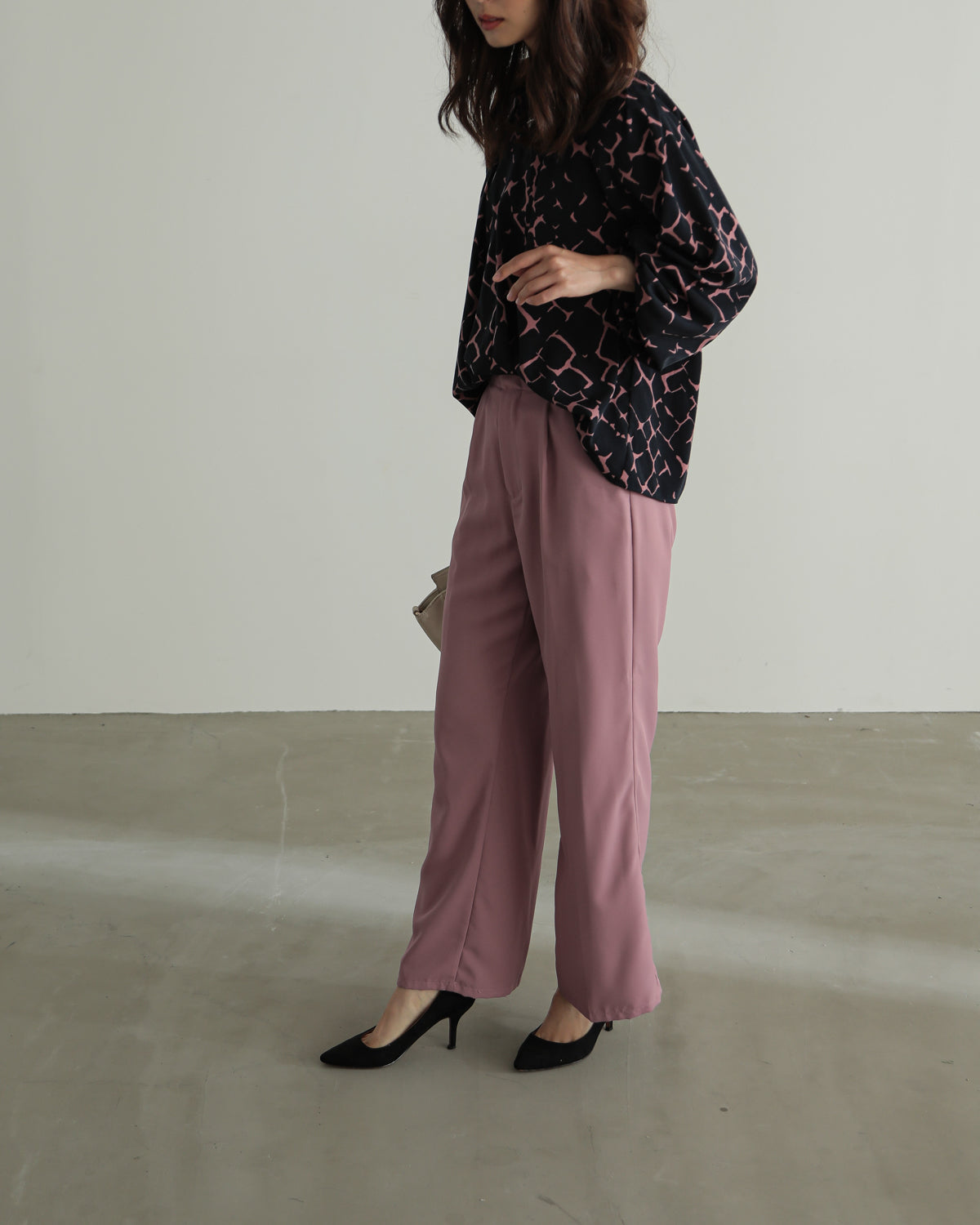 giraffe print blouse