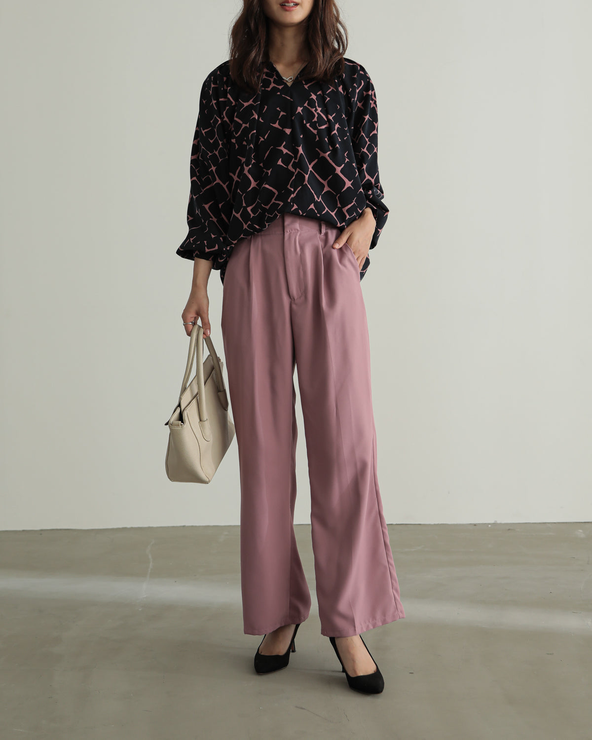 giraffe print blouse