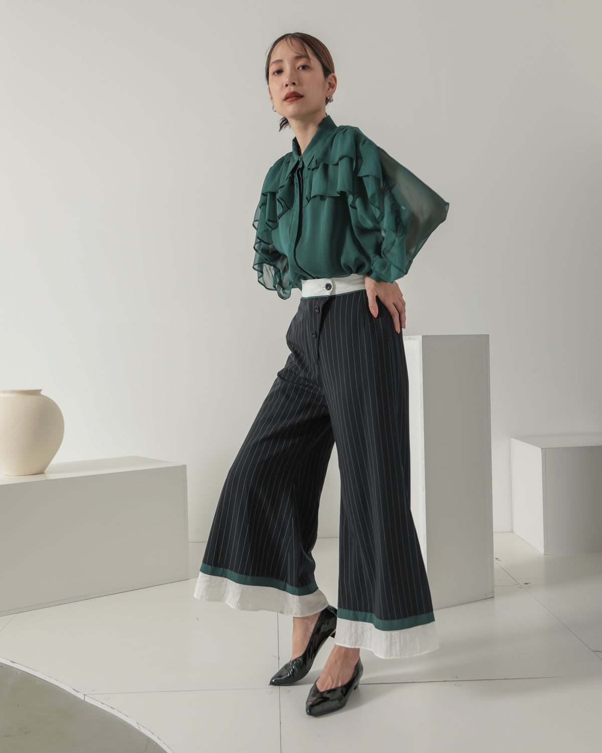 striped pants