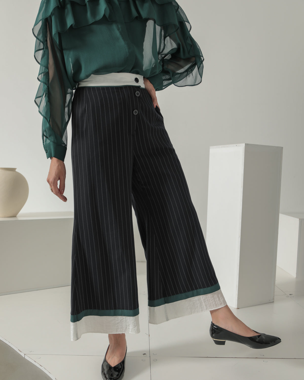 striped pants