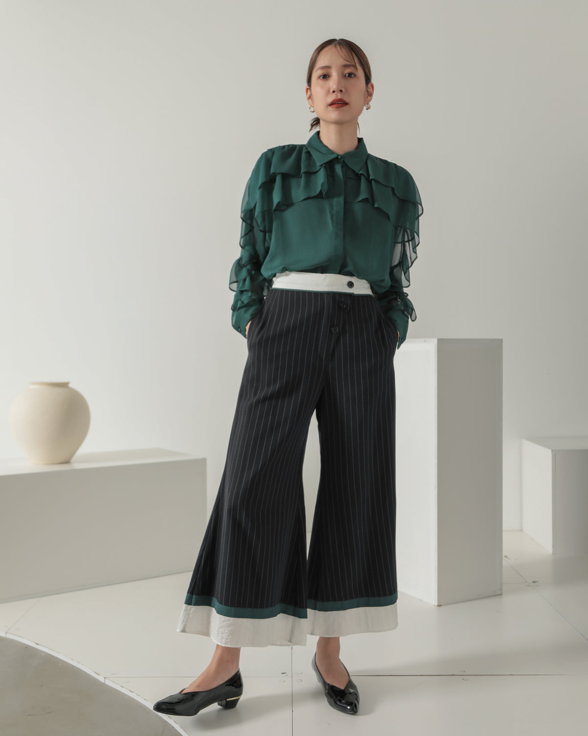 striped pants