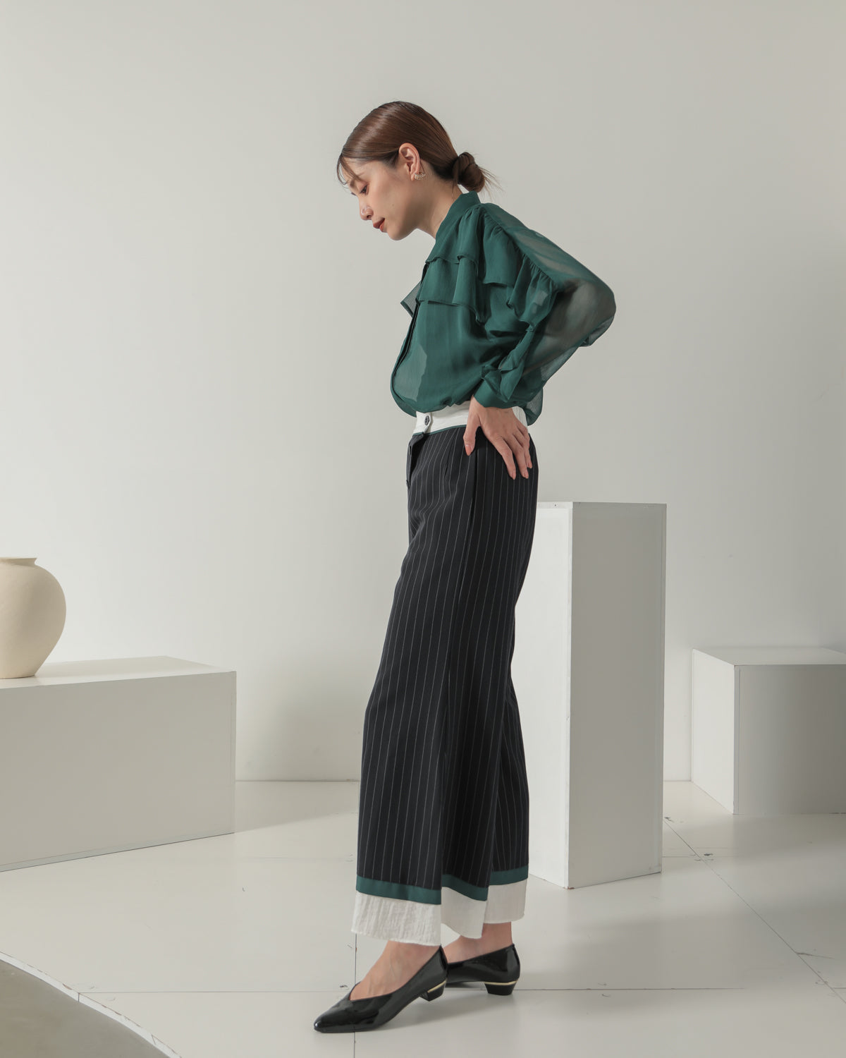 striped pants