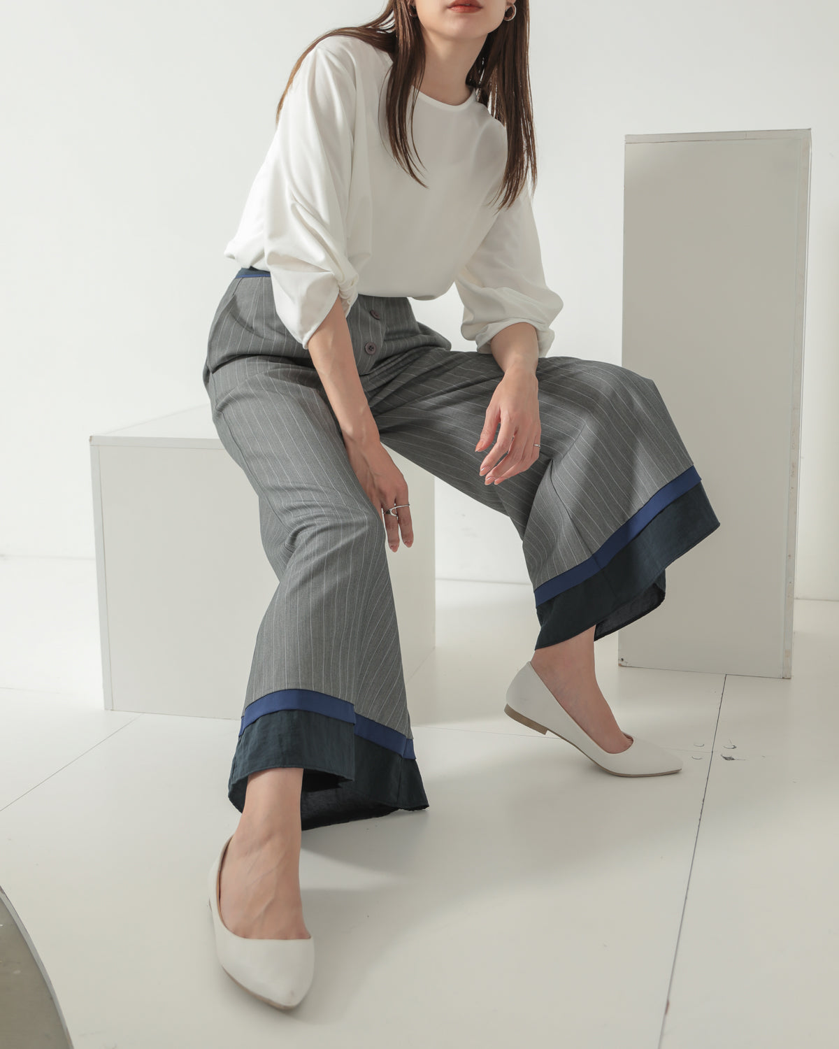 striped pants