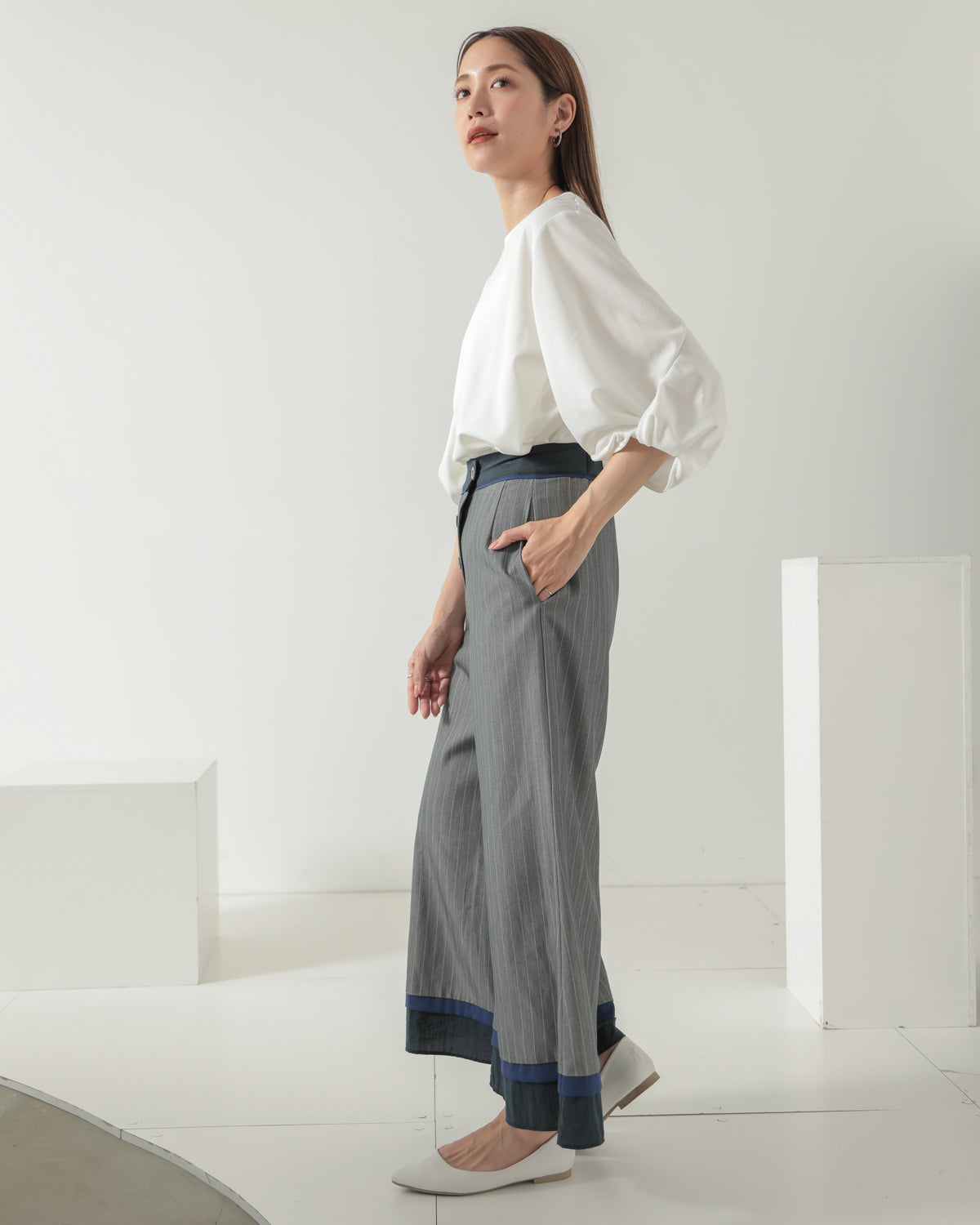 striped pants
