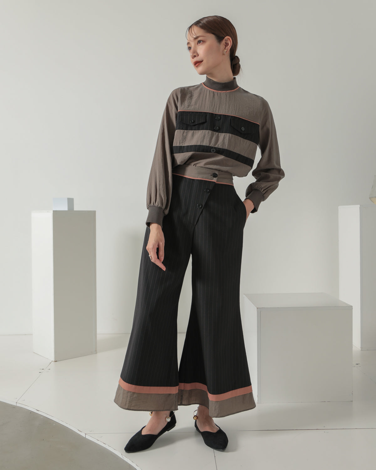 striped pants