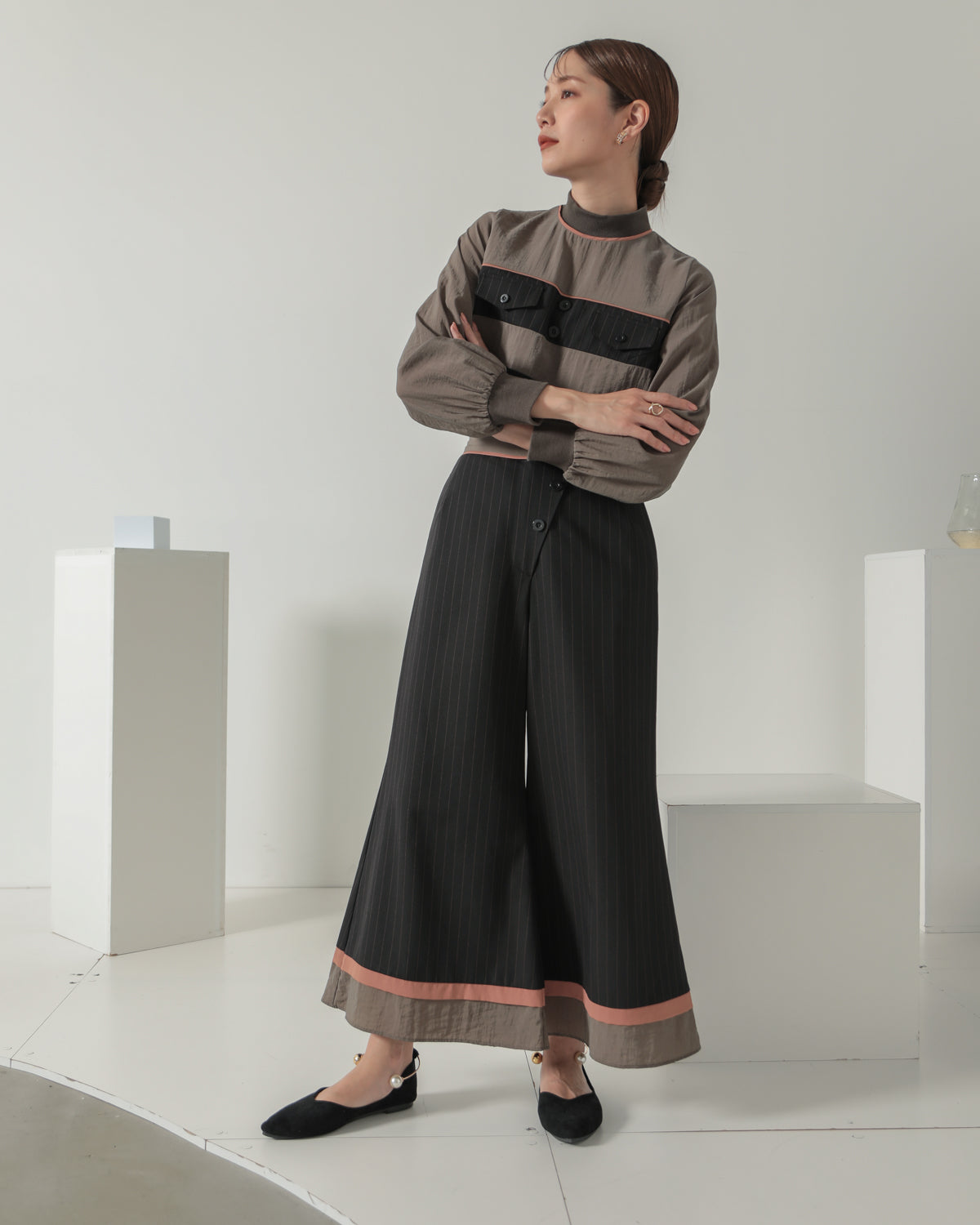 striped pants