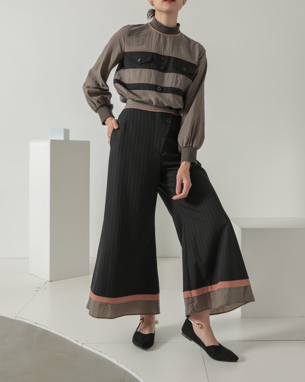 striped pants