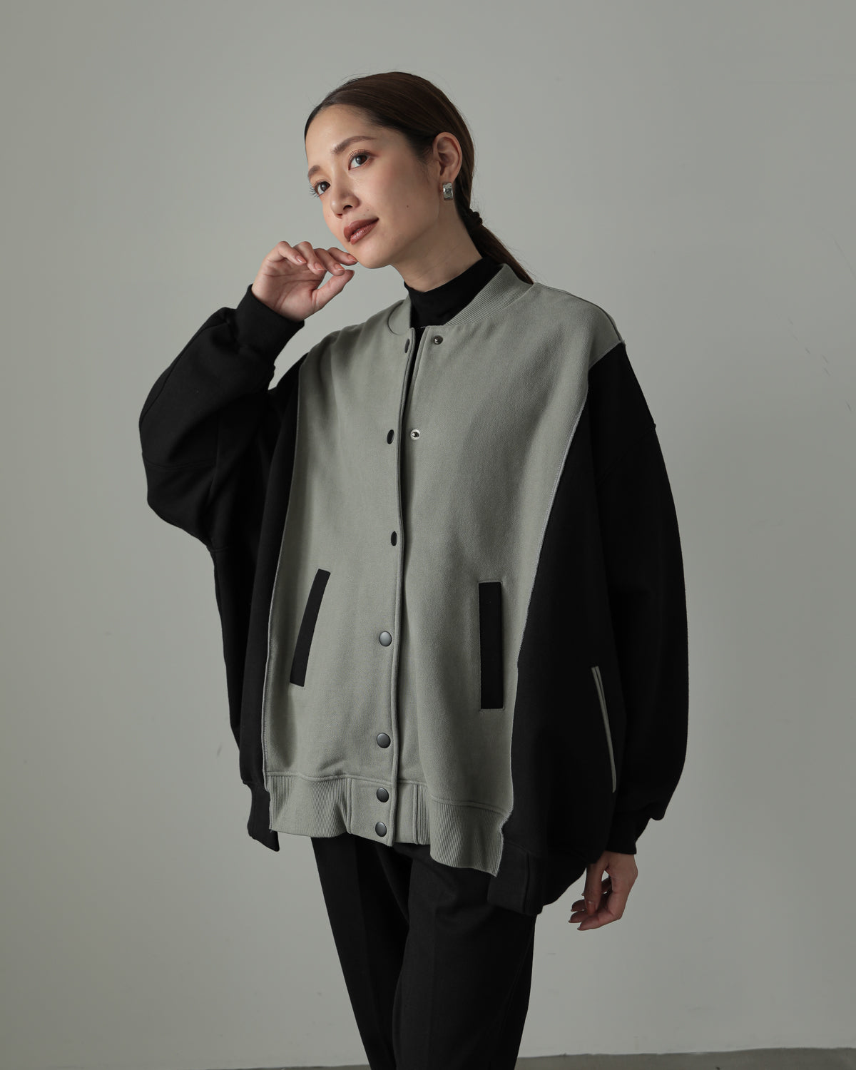 oversized stadium jacket