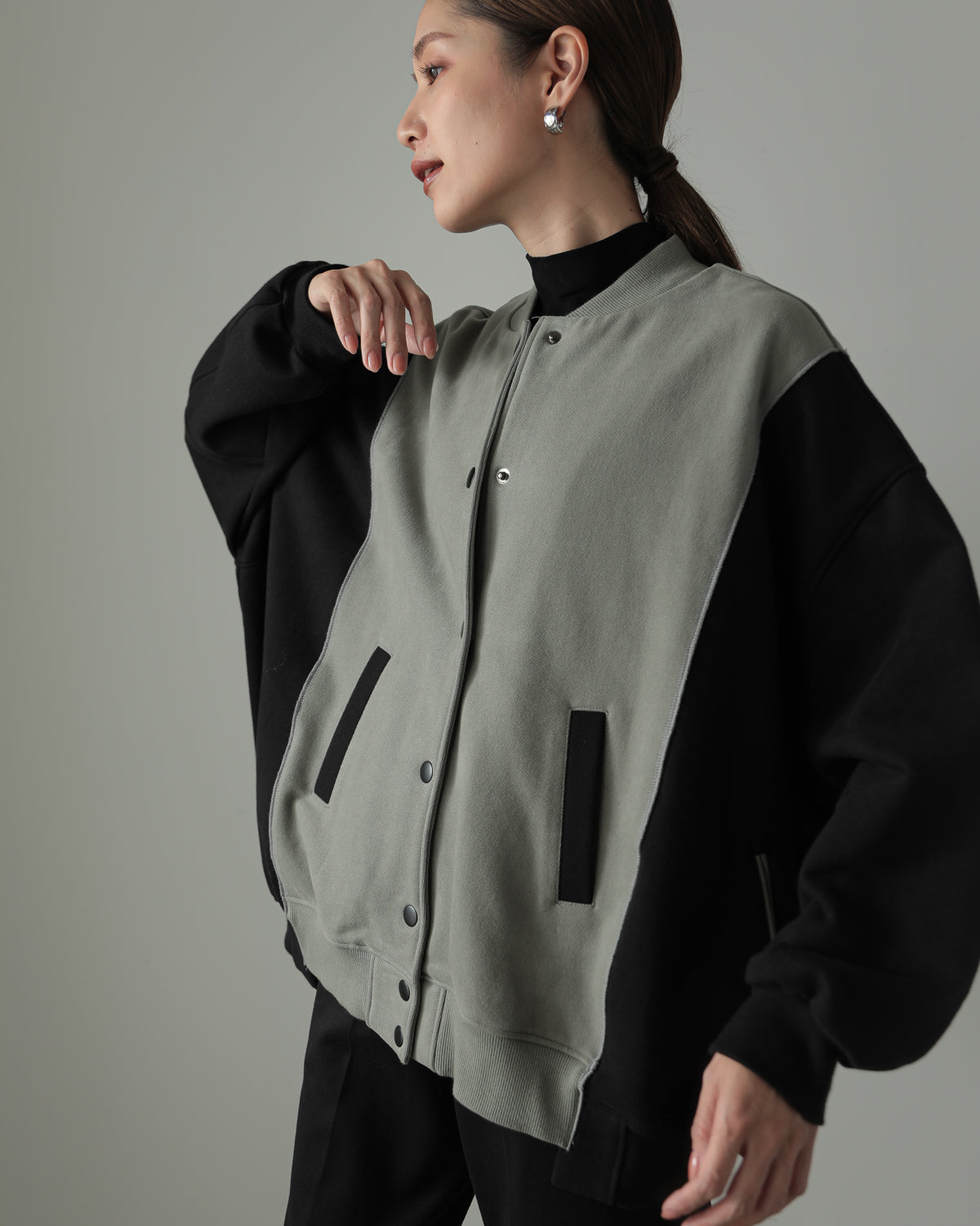 oversized stadium jacket