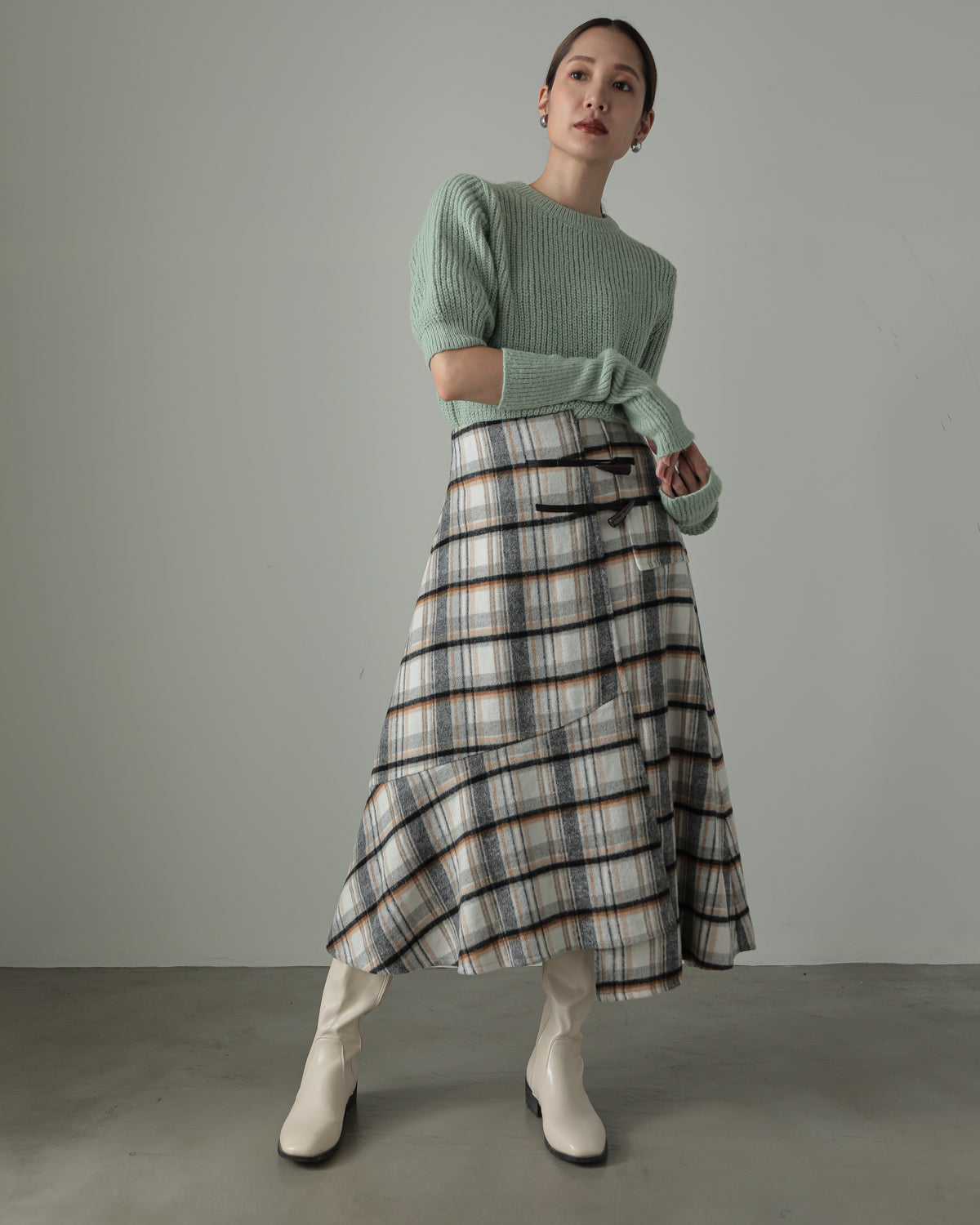 toggle check skirt