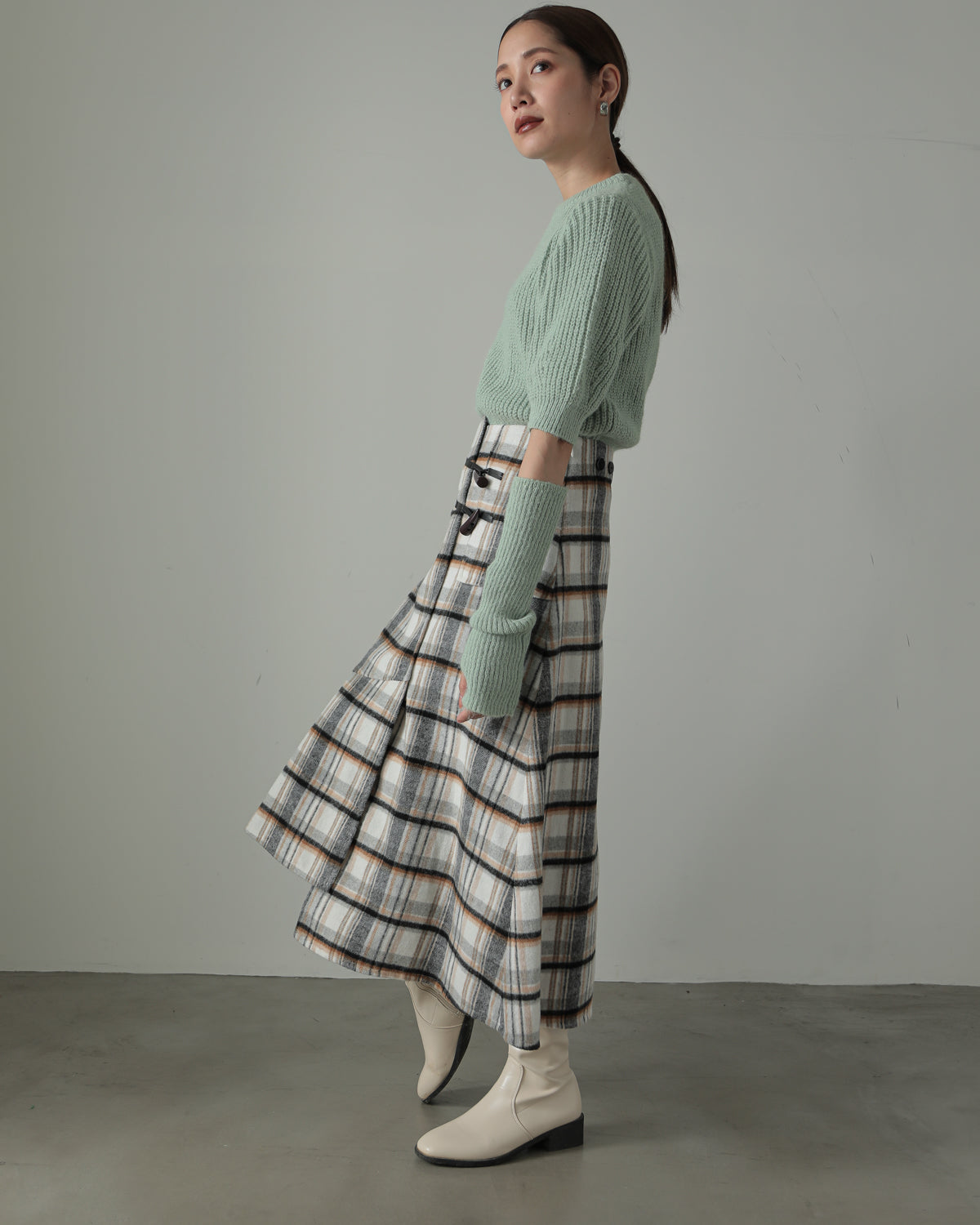 toggle check skirt