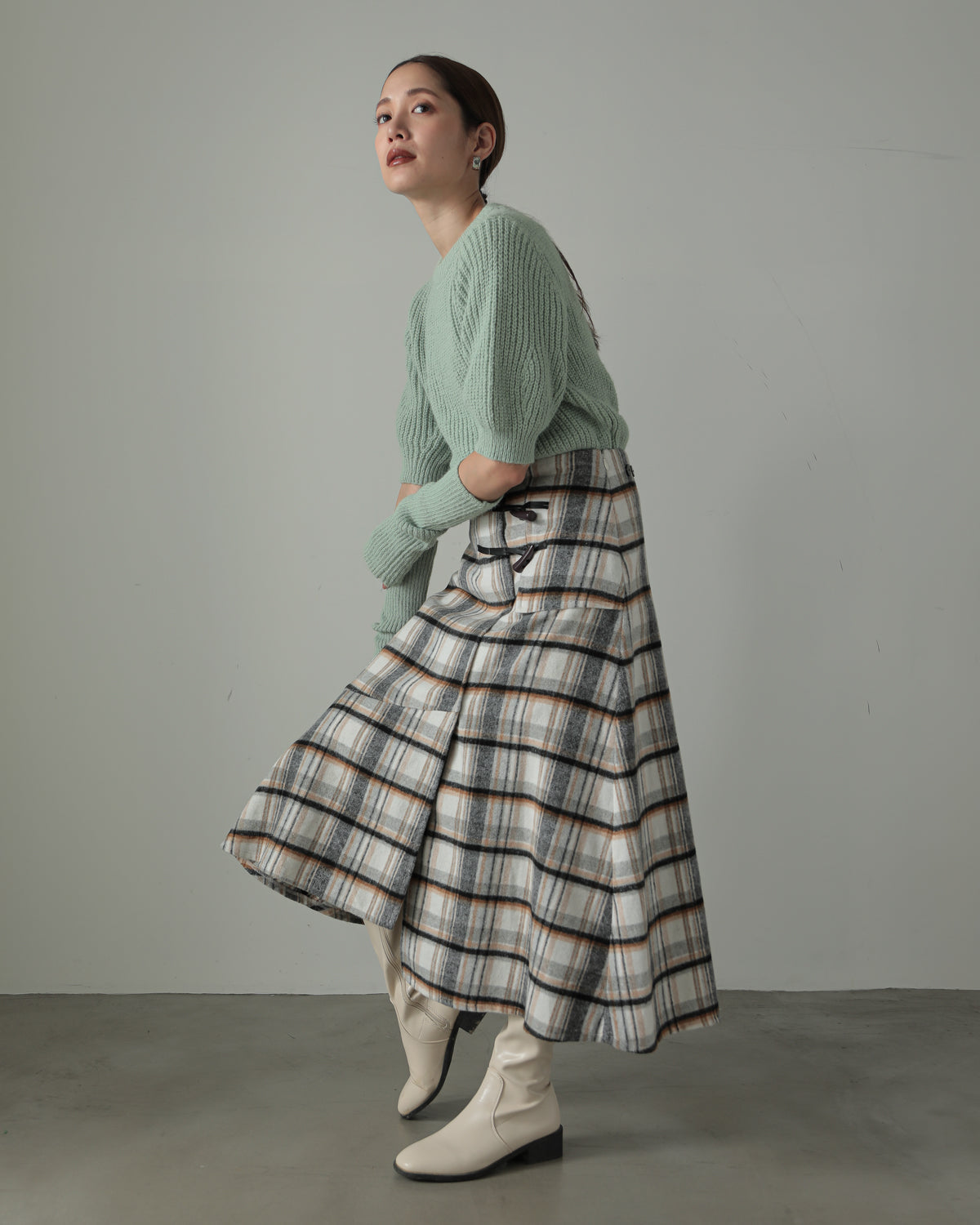 toggle check skirt