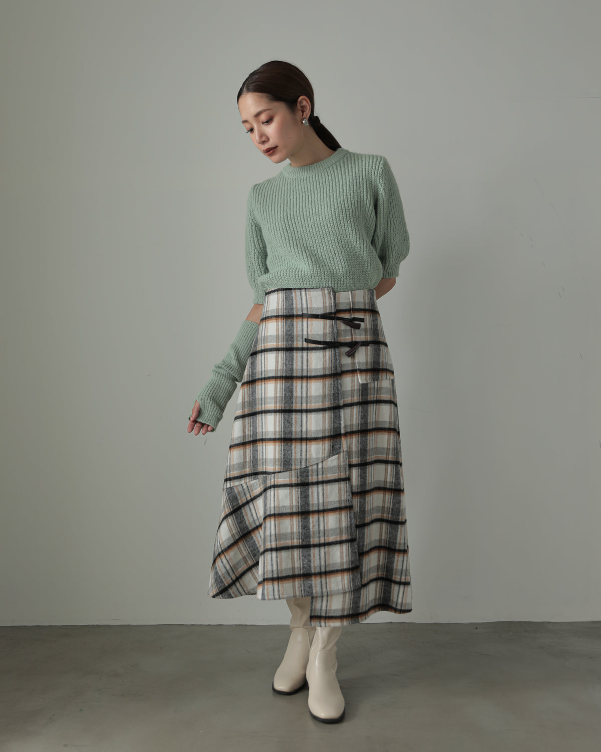 toggle check skirt