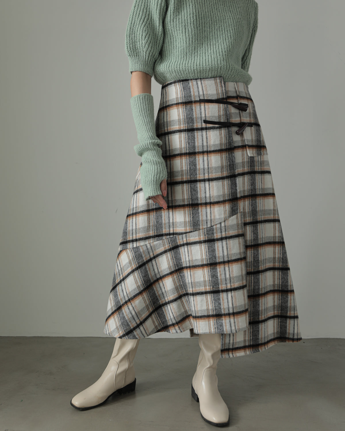 toggle check skirt