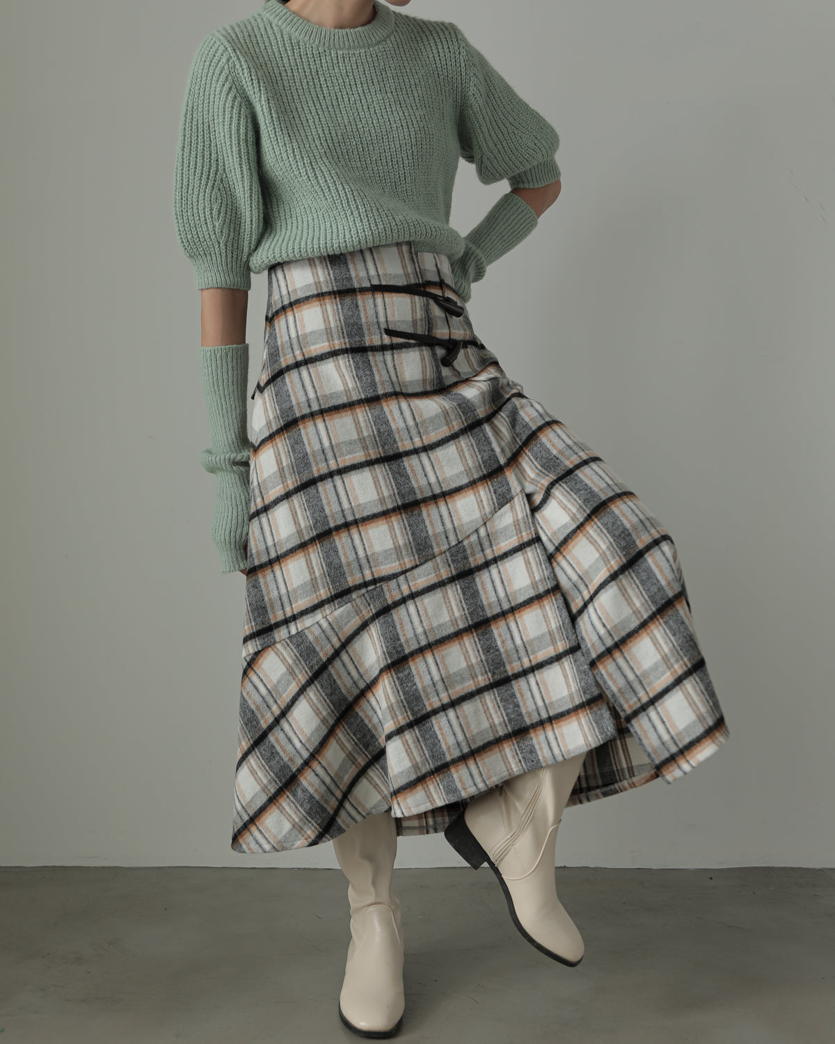 toggle check skirt