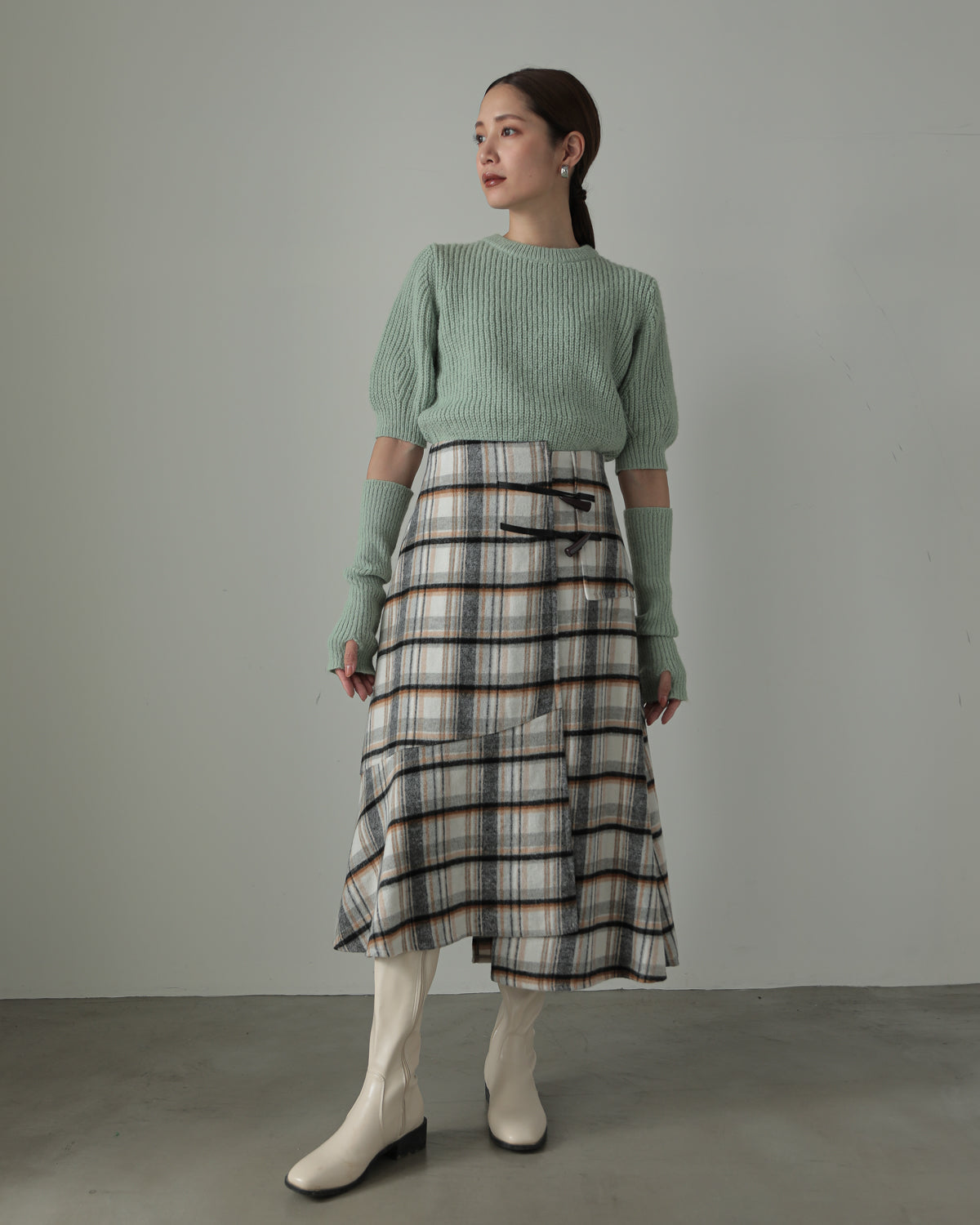 toggle check skirt