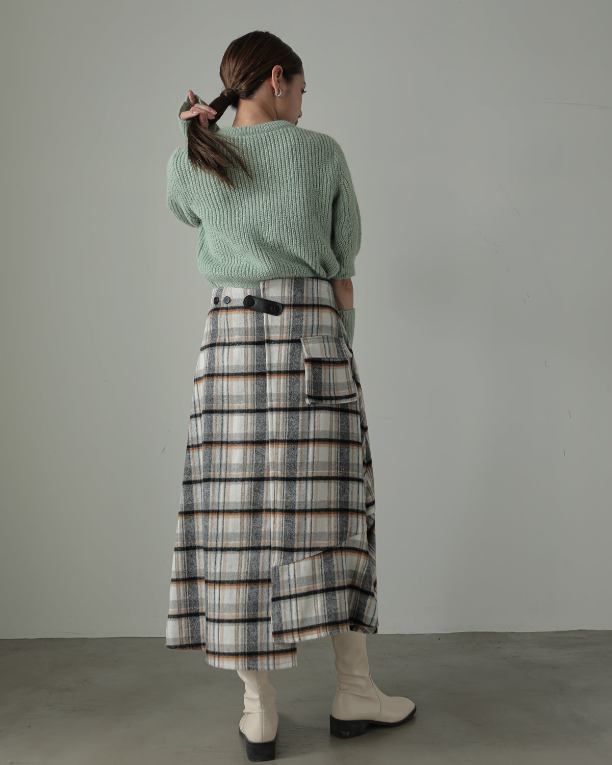 toggle check skirt