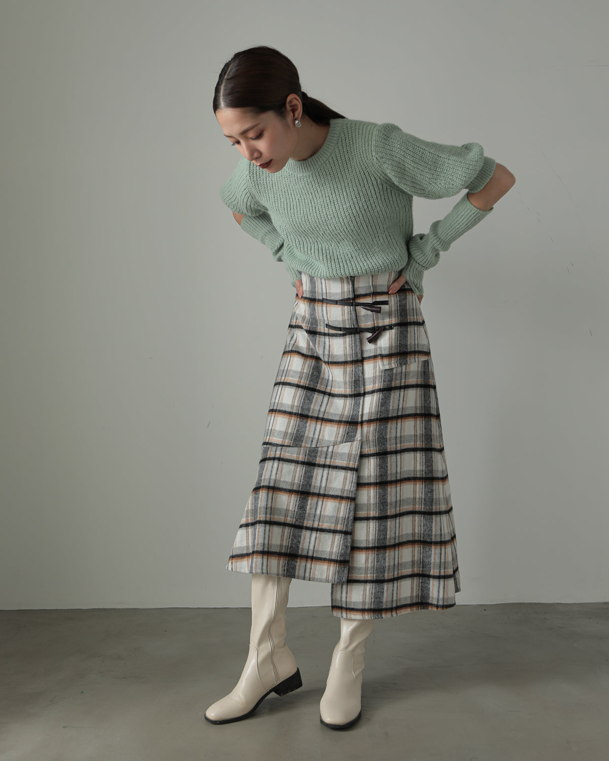 toggle check skirt