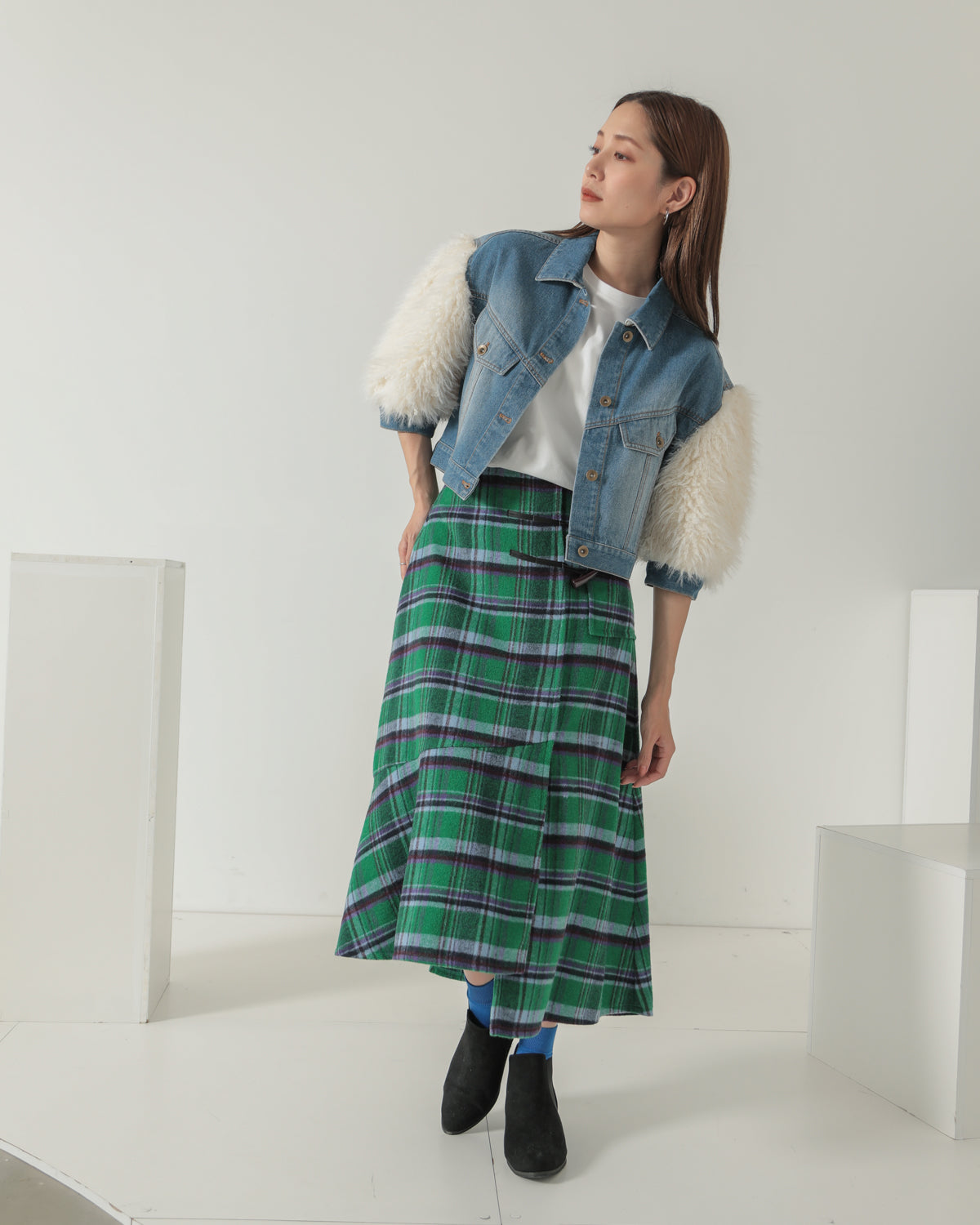 toggle check skirt