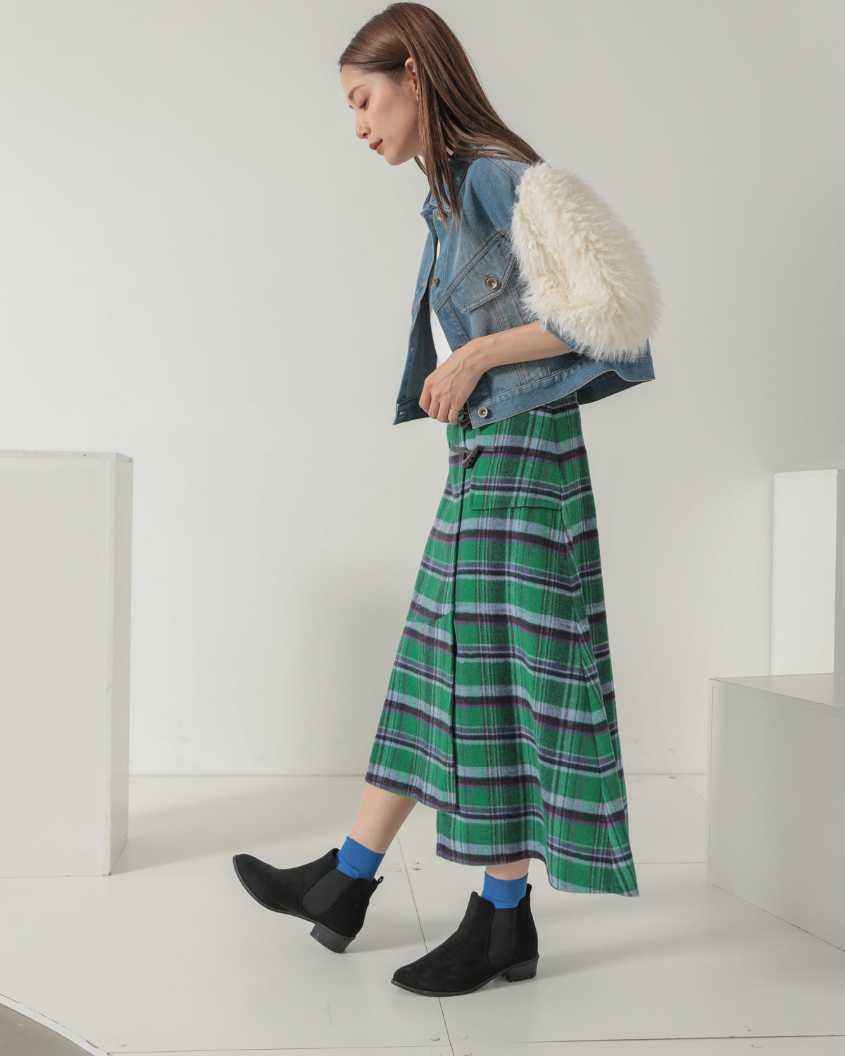 toggle check skirt