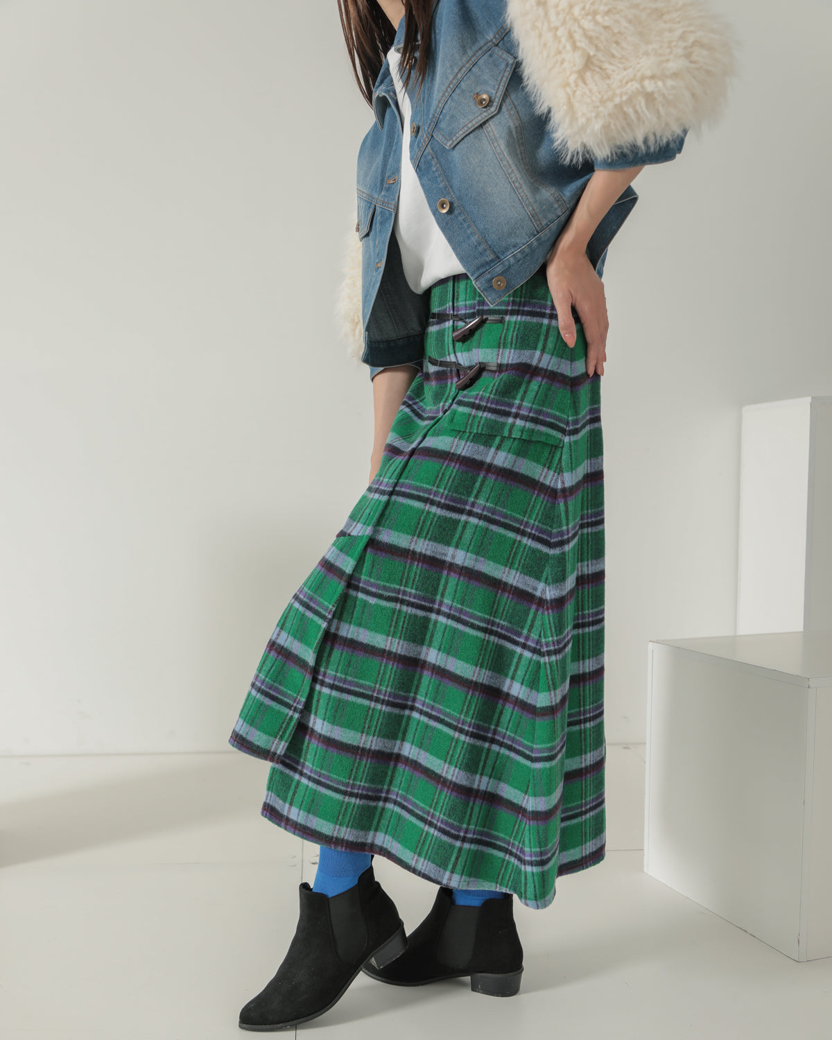 toggle check skirt
