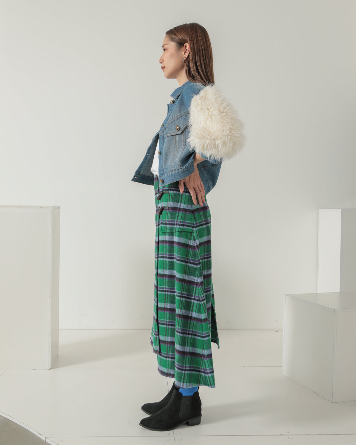 toggle check skirt