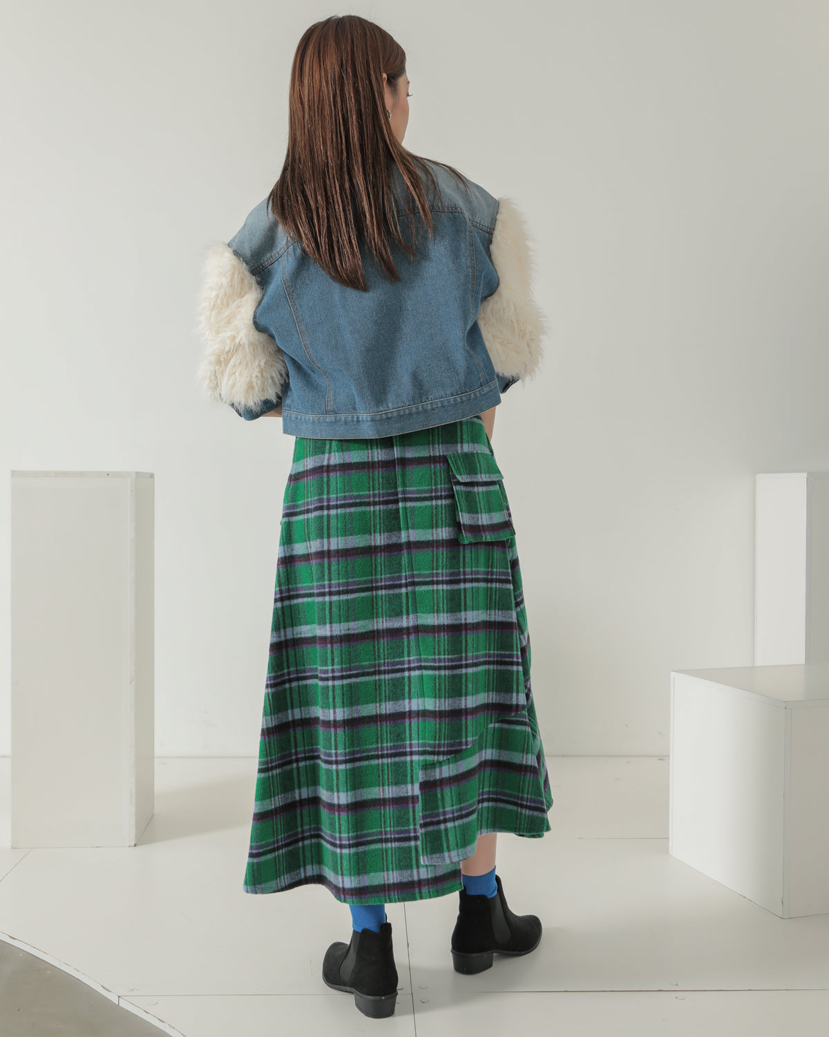 toggle check skirt