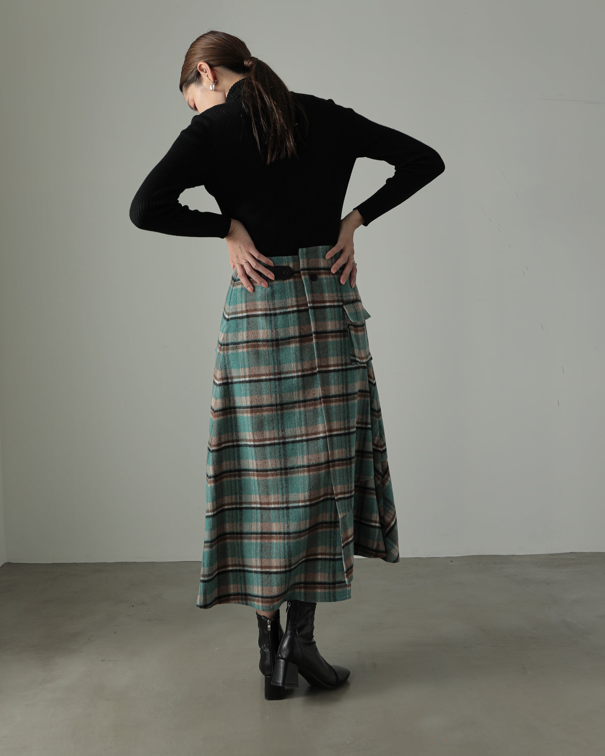 toggle check skirt